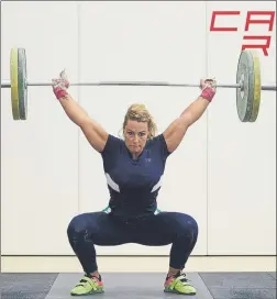  ??  ?? Lydia Valentín está entrenando en el CAR de cara al Mundial