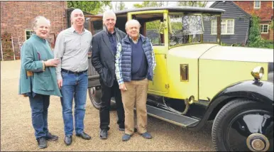  ??  ?? Pam Ferris, Simon Coulson, Philip Franks and David Jason