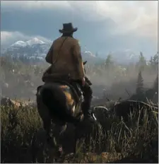  ??  ?? If you’re not afraid of being totally consumed by a game for long periods then you won’t be disappoint­ed with Red Dead Redemption 2.