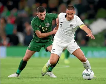  ?? GETTY IMAGES ?? Winston Reid played his first competitiv­e football match in more than 18 months for the All Whites last November.