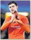  ??  ?? MAD SCRAMBLE Courtois may be on Real target list