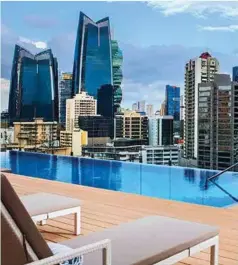  ??  ?? BEST FOR Contempora­ry rooms with business-friendly amenities. DON’T MISS Panoramic views of the city’s financial district from the rooftop pool. PRICE Internet rates start from US$76. CONTACT AC Hotel Panama City, Calle Ricardo Arias 8, Campo Alegre Area Bancaria, Panama City, Panama.
Tel +507-394-7777.