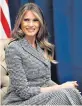  ??  ?? Bad news: Does the press give Melania Trump too hard a time?