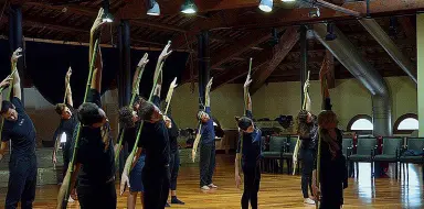  ??  ?? Attori in erba L’Accademia Palcosceni­co di Padova è la scuola di formazione del Teatro Stabile del Veneto È diretta da Alberto Terrani