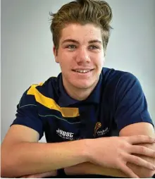  ?? Photo: Bev Lacey ?? CALLED UP: Toowoomba’s Bevan Fry has been named in the Australian Junior Men’s Volleyball Developmen­t Program.