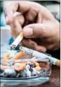  ?? JOE KLAMAR/GETTY-AFP ?? The FDA proposes reducing the amount of nicotine in cigarettes by as much as 80 percent.