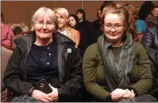  ??  ?? Lucy Curtis and Lydia Sheehan at the Together for Yes launch in The Brehon Killarney on Monday.