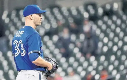  ?? ROB CARR/GETTY IMAGES ?? Left-hander J.A. Happ is one of the more interestin­g names available as the major-league trade deadline approaches, and the Blue Jays should expect more than in recent years when they were dealing the likes of Drew Hutchison and Francisco Liriano.