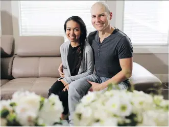  ?? GAVIN YOUNG ?? Micah Repato has been diagnosed with terminal cancer and her boyfriend Peter Studnicka proposed marriage because he felt “time was running out.”