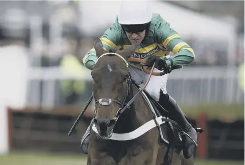  ?? PICTURE: ALAN CROWHURST/GETTY ?? 0 Buveur D’air fell at the third in the Champion Hurdle last month so is fresh for Aintree this afternoon.