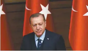  ?? ADEM ALTAN AGENCE FRANCE-PRESSE ?? Le président turc, Recep Tayyip Erdogan, fera tout pour asseoir encore plus solidement son pouvoir.
