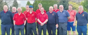  ?? ?? The Pierce Purcell team that recently defeated Co Tipperary GC (l-r): Ger Kearney, Pat Kavanagh (club captain), John Nyhan, Shane Murphy, Richard Caplice, Wayne Walsh, Colm McCarthy, William Hanley, Michael English, David Walsh, Ed Fitzgerald and Kieran Dennehy (team manager). Missing from photo is Mike Lyons (team manager).