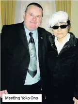  ??  ?? Meeting Yoko Ono