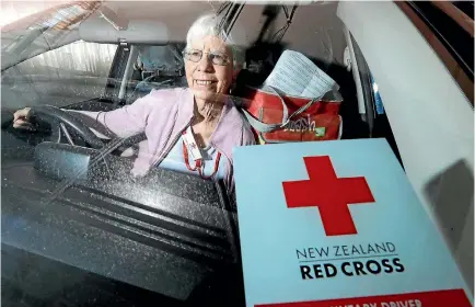  ?? MARTIN DE RUYTER/NELSON MAIL ?? Red Cross Meals on Wheels driver Nicky Borras is one of three generation­s in her family to deliver hot dinners to those in need.