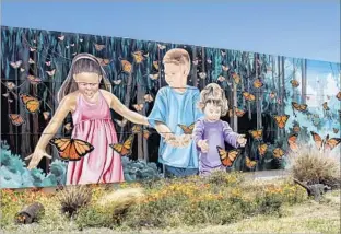  ?? Explore Lompoc ?? THE TOWN’S murals include Oregon artist Colleen Goodwin Chronister’s “Monarch Magic.”