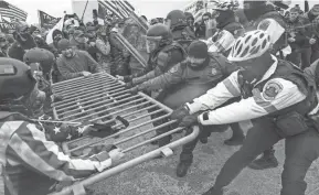  ?? JOHN MINCHILLO/AP, FILE ?? Police officials in Washington are increasing­ly concerned about a rally planned for Sept. 18 on federal land next to the Capitol.