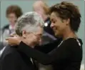  ?? CANADIAN PRESS FILE PHOTO ?? Constance Glube, left, the first female judge on Nova Scotia’s Supreme Court, joined the Order of Canada in 2006.