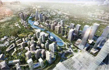  ??  ?? Artists impression of the Bandar Malaysia project. AmResearch expects MRCB to have a bigger role in the project’s developmen­t moving forwards.