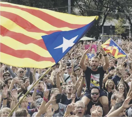  ??  ?? Illegal or not, boycotted by No voters or not, the Catalan referendum was a huge cry for national identity
