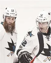  ??  ?? Joe Thornton et Patrick Marleau pourraient jouer sous d’autres cieux la saison prochaine. - Archives