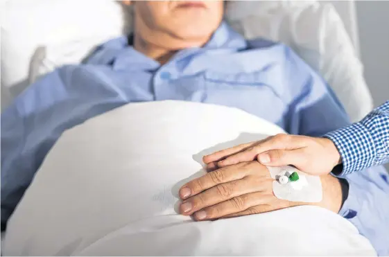  ?? 123RF STOCK PHOTO ?? While medical assistance in dying is a legislated right, getting a referral to palliative care can be a complicate­d process.