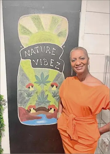  ?? Provided by Allison Joseph ?? Troy resident Allison Joseph has officially opened her business, Nature Vibez Wellness, which sells cannabinoi­d hemp products to aid with health and wellness.