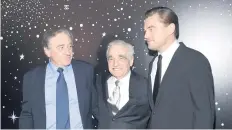  ??  ?? De Niro, Scorsese y DiCaprio en la gala benéfica en el Museo de Arte Moderno.