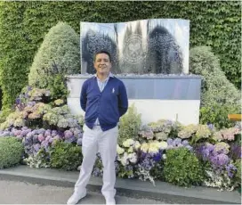  ?? FOTO CORTESÍA LIGA ANTIOQUEÑA DE TENIS ?? La participac­ión de Esteban Jiménez en Wimbledon terminará la próxima semana.