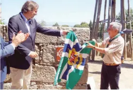  ??  ?? Secretário de Estado da Juventude presidiu à cerimónia de atribuição de galardão