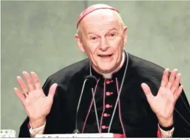  ?? DANILO SCHIAVELA / EFE. ?? El cardenal McCarrick, en una imagen de archivo.