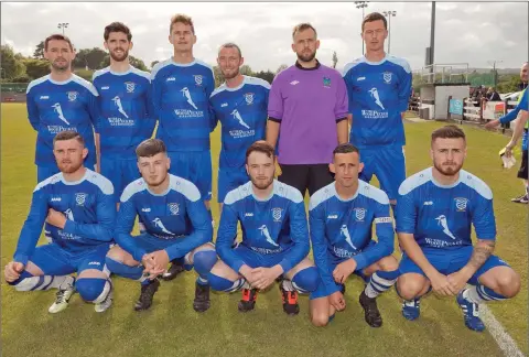  ??  ?? The Ashford Rovers team who lost out to Newtown United in the Charlie Bishop Cup final last weekend.