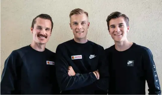  ?? TORE MEEK ?? Henrik, Filip og Jakob Ingebrigts­en drar til EM i Berlin neste uke, et mesterskap brødrene kan prege. Alle tre stiller til start på 1500 m og 5000 m.