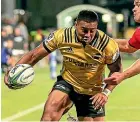  ??  ?? Julian Savea hasn’t had the same success at Toulon as he did with the Hurricanes and the All Blacks.