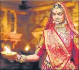  ??  ?? A still from the film Padmaavat