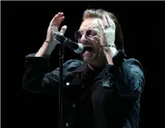  ?? (PA) ?? The night’s loose narrative is a potted history of U2