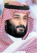  ?? FAYEZ NURELDINE/AFP ?? El Príncipe Mohamed bin Salmán.