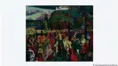  ??  ?? Los herederos también buscan recuperar la obra de 1907 "La vida colorida" de Kandinsky, que actualment­e se encuentra en la Lenbachhau­s de Múnich. Una comisión alemana de restitució­n de obras de arte decidirá al respecto.