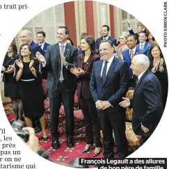  ??  ?? François Legault a des allures de bon père de famille.