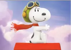  ?? 20TH CENTURY FOX & PEANUTS WORLDWIDE LLC ?? Peanuts pooch Snoopy was an ace pilot and shared many of his adventures on the written page.