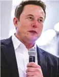  ??  ?? Elon Musk