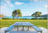  ??  ?? The beach-front Bay of Islands property is described as “pure distilled waterfront living at its best”.