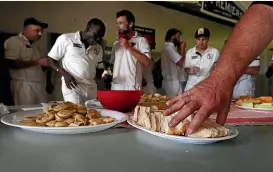  ?? GETTY IMAGES ?? The cricketers’ tea could be bowled out of the English game as a coronaviru­s precaution.