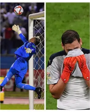  ?? AFP ?? Keylor salvó a la Sele con una atajada formidable, mientras que Donnarumma fue silbado por la propia afición italiana en Milán.