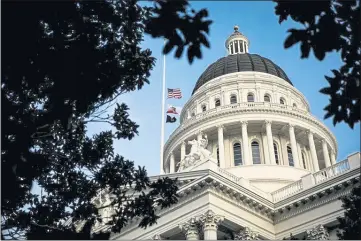  ?? CALMATTERS ?? File: The State Capitol seen Dec. 3, 2018.