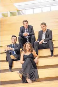  ??  ?? The Dover Quartet is performing at the Santa Fe Chamber Music Festival, including on Thursday at St. Francis Auditorium.