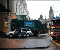  ??  ?? The bin lorry tragedy in George Square in 2014