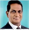  ??  ?? NDB Investment Bank CEO Darshan Perera