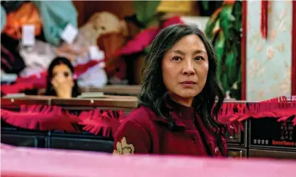  ?? ?? Crazy journey … Michelle Yeoh in Everything Everywhere All at Once. Photograph: A24/Allstar