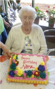  ?? SPECIAL TO NWA MEDIA ?? Birthday parties are among the many activities for seniors at Village House in Bella Vista.