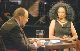  ?? Virginia Sherwood Bravo ?? LIPTON in 2007 with singer-actress Diana Ross on “Inside the Actors Studio.”